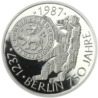 Deutschland 10 DM Silber 1987 PP 750 Jahre Berlin in Münzkapsel