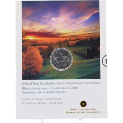 Kanada-25cent-2005-Stgl-Saskatchewan-Blister RS
