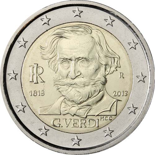 Italien 2 Euro 2013 Giuseppe Verdi