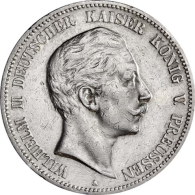 Jäger 104 Preussen 5 Mark 1891 - 1908 Sehr Schön König Wilhelm II I