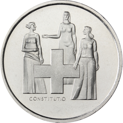 Schweiz-5Franken-1974-bfr-Verfassung-RS