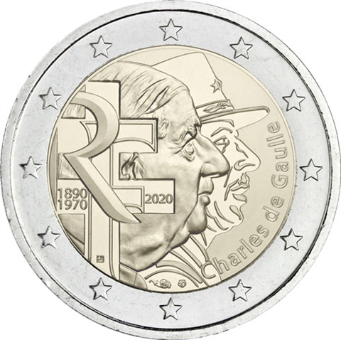 Frankreich-2-Euro-2020-Charles-de-Gaulle-I