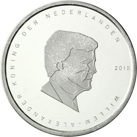 Niederlande 5 Euro 2015 200 Jahre Schlacht bei Waterloo Stgl. 1