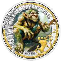 Österreich-3Euro-2025-Fabelwesen-Troll-RS