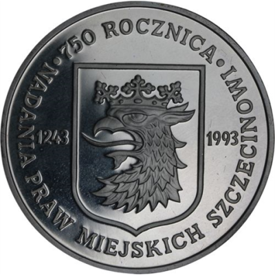 Polen-200000 Zloty-1993-AGpp-750J Stadt Stettin-RS