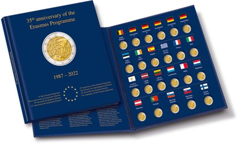 365444 - presso-muenzalbum-erasmus-fuer-23x-2eur-muenzen-2022