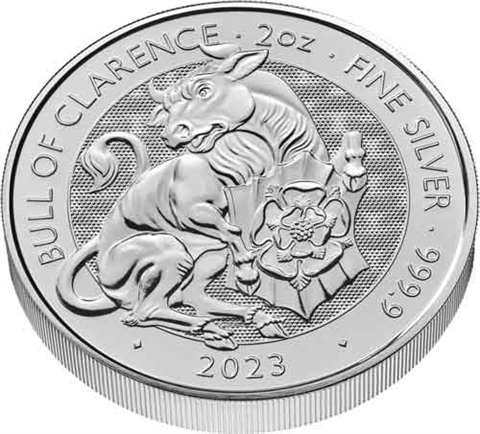 Grossbritannien-2Unzen-Silber-2023-Bull-of-Clarence-RS1