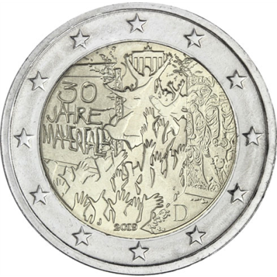 Deutschland-2-Euro-2019-Mauerfall-J-bfr-I