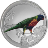 Australien-50 Cent-2013-AGpp-Rainbow Lorikeet-RS