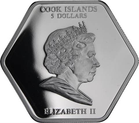 Cook Islands- 5 Dollar-2006-AGpp-Benedictus Annus Secundus-RS