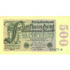 Reichsbanknote 500 Millionen Mark 1923 nach Rosenberg 