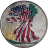 USA-1 Dollar-2003-AGstgl-Farbe-SilverEagle-RS