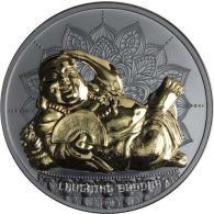 Palau-10 Dollar-2018-AGpp-Blach-Ruth-Laughing Buddha-RS