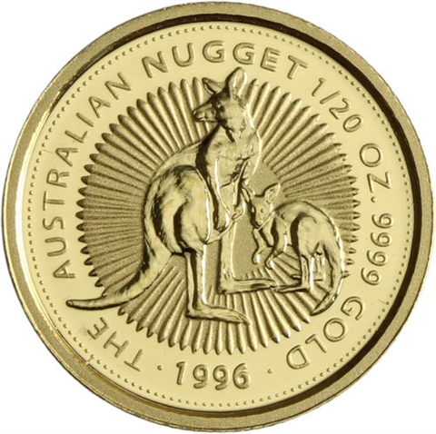Australien-5 Dollar-1996-AUstgl-Känguru-RS