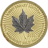 Gabun-1000 Francs-2021-AUpp-Rhod-Maple Leaf-RS