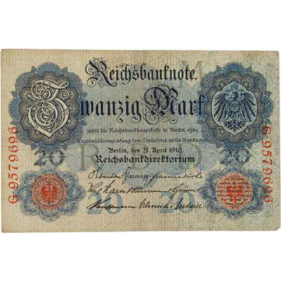 RO.40-20Mark-21.4.1910-leicht-gebraucht-VS