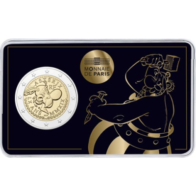 Frankreich-2Euro-2019-CoinCardObelix-60JahreAsterix-RS