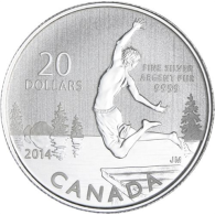 Kanada-20 Dollar-2014-AGstgl-Kanada Sommer-RS