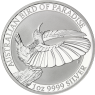 Australien 1 Dollar 2018 Stgl. Paradiesvogel 1