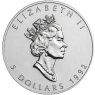 Kanada-5-Dollar-1992-1-Unze-Silber-Maple-Leaf-VS