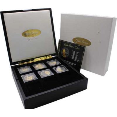 6x Münzen-AG-BR-Golden Enigma Edition-Box I