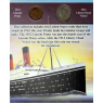 USA-Lincoln-Penny-&-Liberty-Head-Nickel-1912---Titanic-Gedenkset-im-Folder-1