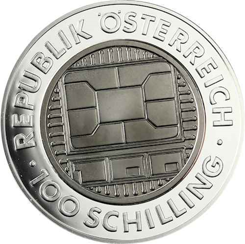 Österreich 100 Schilling 2000 PP Communikation I