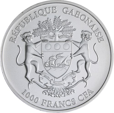 Gabun-4x1000Francs-2016-AG-Springbock-PrestigeSet2016-Etui