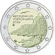 Deutschland-2Euro-2024-Kreidefelsen-Mecklenburg-A