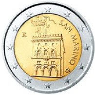 San Marino 2 Euro 2007 bfr. Regierungspalast