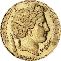 Goldmünze-20Francs-1851-ssGold-Ceres-Frankreich-RS