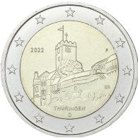 Deutschland-2-Euro-2022-Thüringen-Wartburg