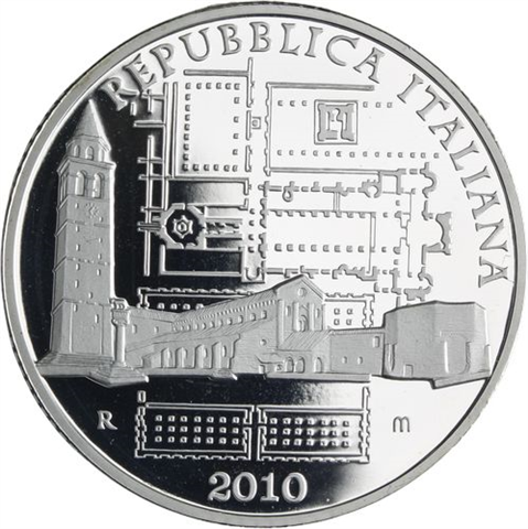 Italien-10 Euro-2010-AGpp-Aquileia-Etui