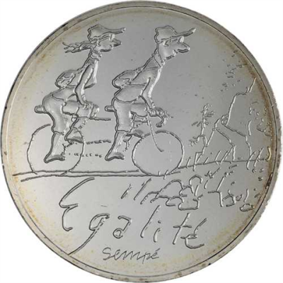 Frankreich-10 Euro-2014-AGstgl-Egalite Freiheit Frühling-RS