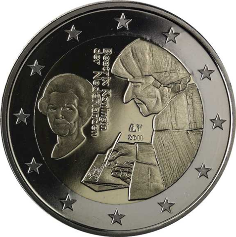 Niederlande 2 Euro 2011 PP Erasmus von Rotterdam I