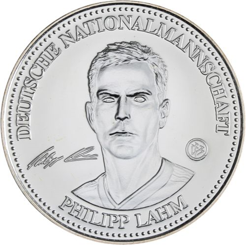 Set I+II Silber-Gold-Gedenkprägungen-der-Nationalmanschaft-2014