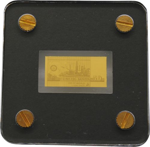 goldtafeln14x1500ozGold-DDRBanknoten-Album 