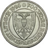 Weimarer Republik- Silber-Gedenkmünze J. 323  Lübeck  3 Reichsmark   1926