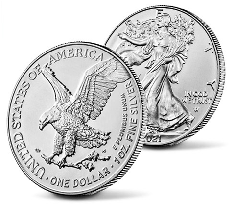 1 oz Silbermünzen American Silver Eagle