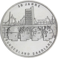 Silbermünze 10 Euro 2007 stgl. - Rückkehr des Saarlands