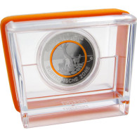 5 Euro 2018 Subtropische Zone Sammlermünzen mit orangen Polymerring 