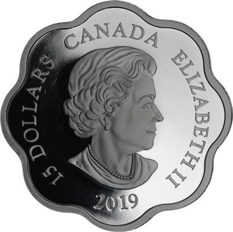 Kanada-15 Dollar-2019-AGpp-Lunar Lotus-Jahr des Schweins-RS
