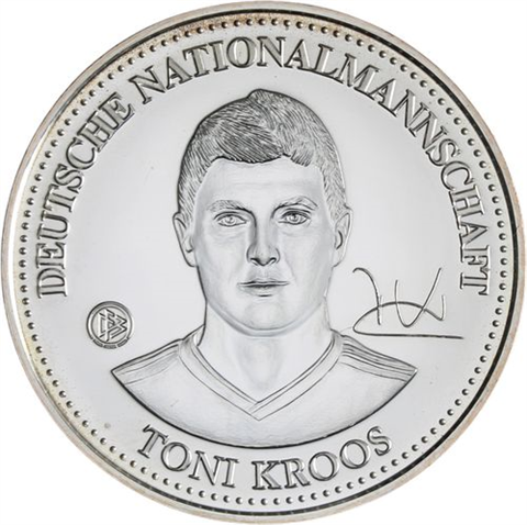 Set I+II Silber-Gold-Gedenkprägungen-der-Nationalmanschaft-2014
