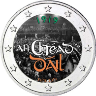 Irland-2-Euro-100-Jahrestag-Versammlung-in-Dail-Eireann-FARBE