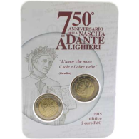 Italien-2x2Euro2015-stgl-DanteAlighiere-Kursmünze-Blister-VS