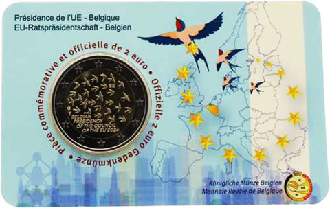 Belgien-2Euro-2024-Stgl-EU-Ratspräsidenschaft-Coincard-RS