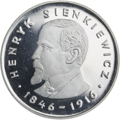 Polen-100 Zlotych-1977-AGpp-Henryk Sienkiewicz-RS