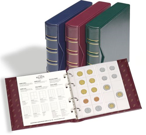 330847 - numis-ringbinder-im-classic-design-inkl-schutzkassette-gruen