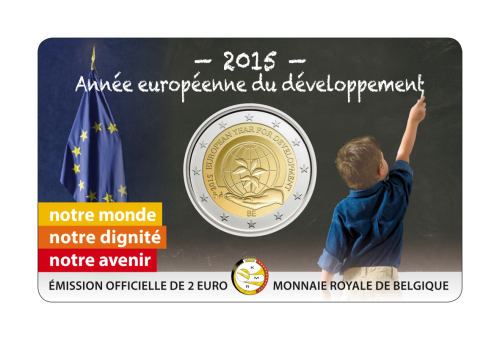 Belgien 2 Euro 2015 Europäisches Jahr der Entwicklung