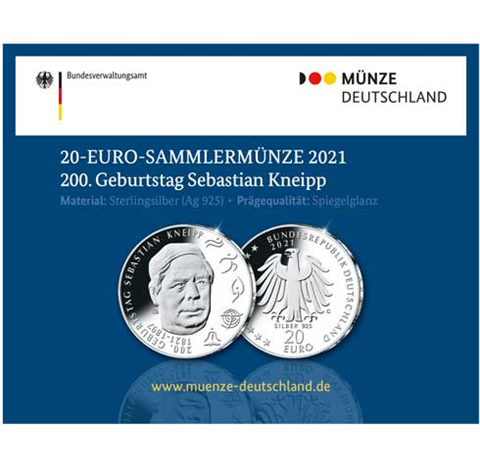Deutschland-20-Euro-2021-Sebastian-Kneipp-PP-Folder